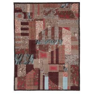 Nourison Modesto Abstract Brown 7 ft. 10 in. x 10 ft. 6 in. Area Rug