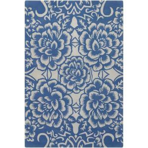 Chandra Counterfeit Blue/Ivory 7 ft. 9 in. x 10 ft. 6 in. Indoor Area Rug