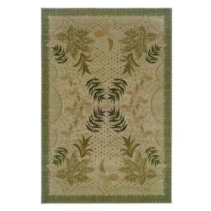 Natco Stratford Bouquet Beige 9 ft. 6 in. x 12 ft. 10 in. Area Rug