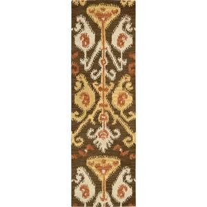 Nourison Siam Chocolate 2 ft. 3 in. x 7 ft. 6 in. Runner
