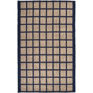 Surya Country Living Cobalt 3 ft. 6 in. x 5 ft. 6 in. Area Rug