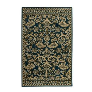 Home Decorators Collection Antiquity Teal 5 ft. 3 in. x 8 ft. 3 in. Area Rug