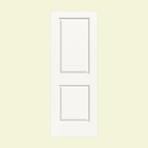 JELD-WEN Smooth 2-Panel Solid Core Painted Molded Interior Door Slab
