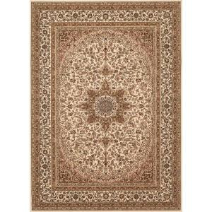 World Rug Gallery Manor House Cream Ardebil 7 ft. 10 in. x 10 ft. 2 in. Area Rug