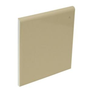 U.S. Ceramic Tile Color Collection Matte Fawn 4-1/4 in. x 4-1/4 in. Ceramic Surface Bullnose Wall Tile