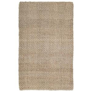 Kaleen Essential Twill Natural 8 ft. x 10 ft. Area Rug