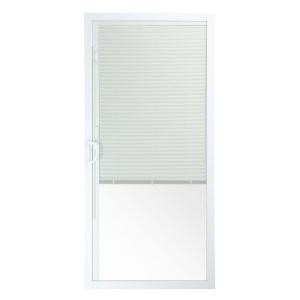 American Craftsman 50 Series 35 -1/2 in. x 77 -1/2 in. White Vinyl Left-Hand Moving Patio Door Panel with Blinds, 1 of 4 parts