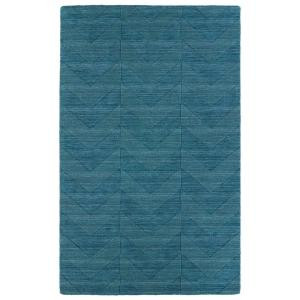 Kaleen Imprints Modern Turquoise 3 ft. 6 in. x 5 ft. 6 in. Area Rug