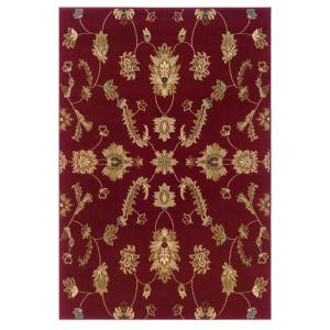 LR Resources Timeless Traditional Design in Red 7 ft. 9 in. x 9 ft. 9 in. Indoor Area Rug
