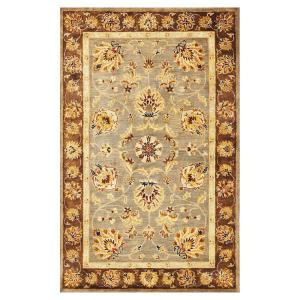 Kas Rugs Fashion Mahal Grey/Mocha 3 ft. 3 in. x 5 ft. 3 in. Area Rug