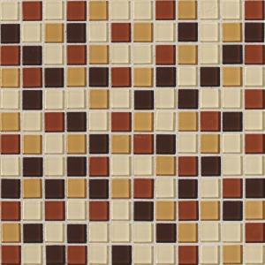 Daltile Isis Amber Blend 12 in. x 12 in. x 3mm Glass Mesh-Mounted Mosaic Wall Tile (20 sq. ft. / case)