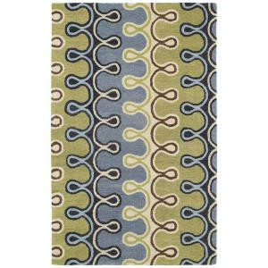 Kaleen Casual Axel Blue 5 ft. x 7 ft. 6 in. Area Rug