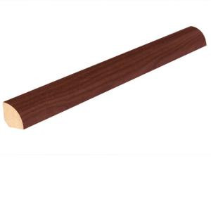 Mohawk Natural Merbau 3/4 in. Thick x 3/4 in. Wide x 94 in. Length Laminate Quarter Round Molding