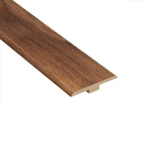 Hampton Bay Walnut Plateau 6.35 mm Thick x 1-7/16 in. Wide x 94 in. Length Laminate T-Molding