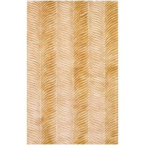 BASHIAN Greenwich Collection Tiger Tones Gold 2 ft. 6 in. x 8 ft. Area Rug