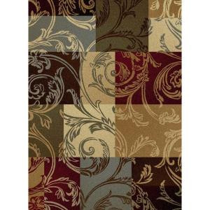 Tayse Rugs Impressions Multi 5 ft. 3 in. x 7 ft. 3 in. Transitional Area Rug