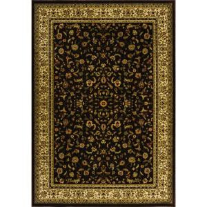 Natco Sapphire Sarouk Chocolate 5 ft. 3 in. x 7 ft. 7 in. Area Rug