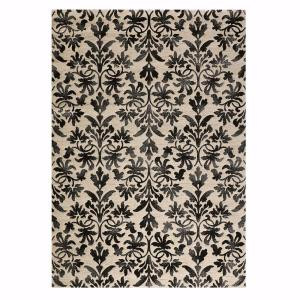 Home Decorators Collection Retro Grey/Black 2 ft. x 3 ft. 11 in. Area Rug