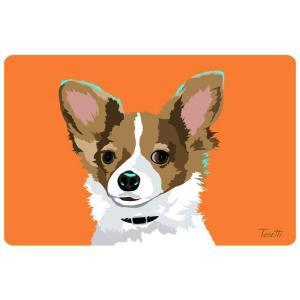 Bungalow Flooring Printed Chihuahua 36 17.5 in. x 26.5 in. Mat