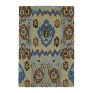 Kaleen Crowne Chamberlin Blue 8 ft. x 11 ft. Area Rug