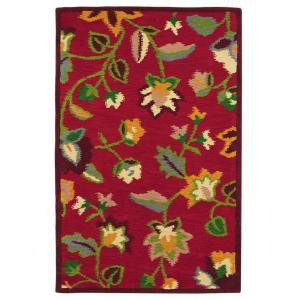 Home Decorators Collection Miranda Red 5 ft. 3 in. x 8 ft. 3 in. Area Rug