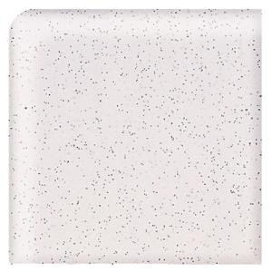 Daltile Semi-Gloss Pepper White 4-1/4 in. x 4-1/4 in. Ceramic Bullnose Corner Wall Tile