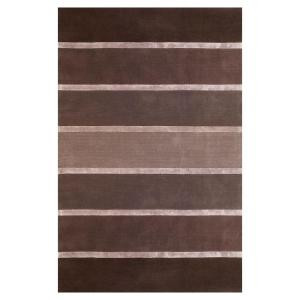 Kas Rugs Wide Stripes Silver 2 ft. 6 in. x 4 ft. 2 in. Area Rug