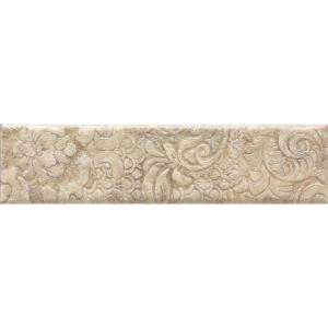 Daltile Del Monoco Tatiana Noce 3 in. x 13 in. Glazed Porcelain Decorative Accent Floor and Wall Tile