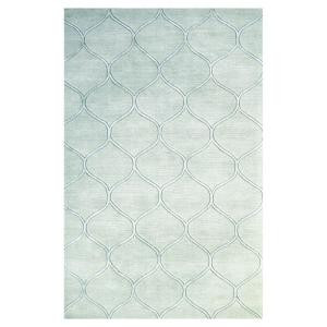 Kas Rugs Simple Scallop Frost 2 ft. 6 in. x 4 ft. 2 in. Area Rug