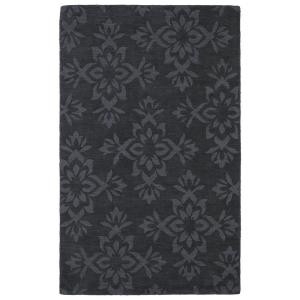 Kaleen Imprints Classic Charcoal 3 ft. 6 in. x 5 ft. 6 in. Area Rug
