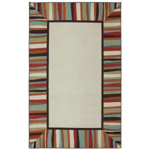 Mohawk Patio Border 5 ft. x 8 ft. Outdoor Printed Patio Area Rug