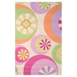 Kas Rugs Party Favors Pastel 3 ft. 3 in. x 5 ft. 3 in. Area Rug