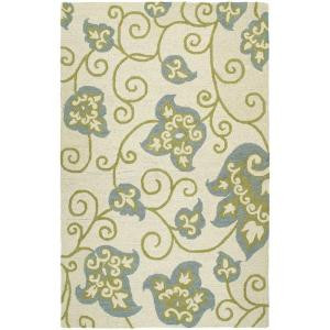 Kaleen Carriage Columbia Ivory 5 ft. 7 ft. 9 in. Area Rug