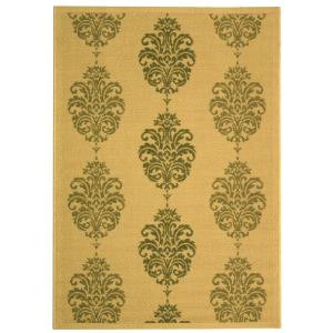Safavieh Courtyard Natural/Olive 5.3 ft. x 7.6 ft. Area Rug