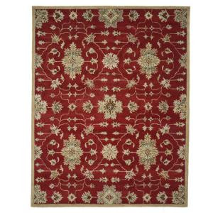 Loloi Rugs Fairfield Life Style Collection Red Multi 7 ft. 6 in. x 9 ft. 6 in. Area Rug