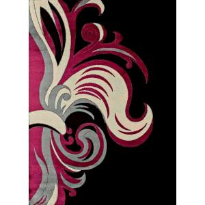 United Weavers Gracile Plum 5 ft. 3 in. x 7 ft. 2 in. Area Rug