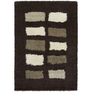 United Weavers Overstock Marley Chocolate 5 ft. 3 in. x 7 ft. 2 in. Contemporary Area Rug