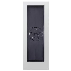 Steves & Sons 1 Lite Texas Star Pine Primed White Interior Slab Door