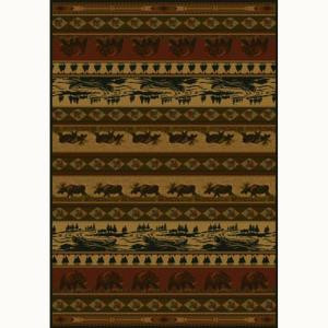 United Weavers Kodiak Island 5 ft. 3 in. x 7 ft. 6 in. Contemporary Lodge Area Rug