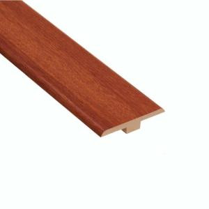 Home Legend High Gloss Santos Mahogany 6.35 mm Thick x 1-7/16 in. Wide x 94 in. Length Laminate T-Molding