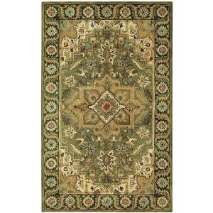 Home Decorators Collection Normandie Sage/Green 5 ft. 3 in. x 8 ft. 3 in. Area Rug