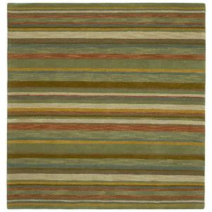 Kaleen Tara Twilight Natural 3 ft. 9 in. x 3 ft. 9 in. Square Area Rug