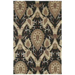 Kaleen Crowne Oberon Charcoal 5 ft. x 7 ft. 6 in. Area Rug