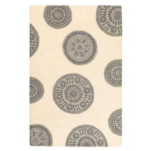 Home Decorators Collection Palo White/Grey 3 ft. 6 in. x 5 ft. 6 in. Area Rug