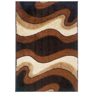 United Weavers Shimmer Coffee 5 ft. 3 in. x 7 ft. 6 in. Area Rug