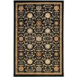 Orian Rugs Amber Black 6 ft. 7 in. x 9 ft. 8 in. Area Rug