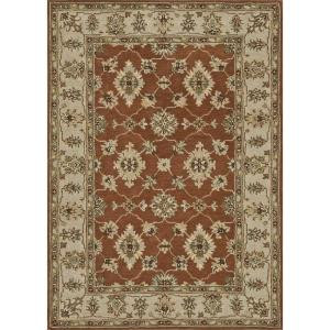Loloi Rugs Fairfield Life Style Collection Rust Beige 5 ft. x 7 ft. 6 in. Area Rug