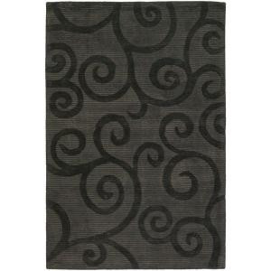 Chandra Pernille Charcoal/Taupe 5 ft. x 7 ft. 6 in. Indoor Area Rug