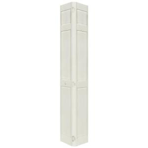 Home Fashion Technologies 6-Panel Behr Off White Solid Wood Interior Bifold Closet Door