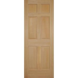 Builder's Choice 6-Panel Solid Core Fir Prehung Interior Door